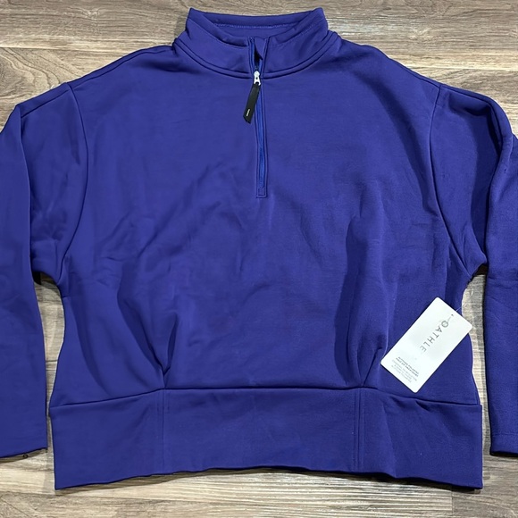 **NWT** Athleta Altitude Polartec Half Zip Up Sweatshirt - Picture 3 of 9